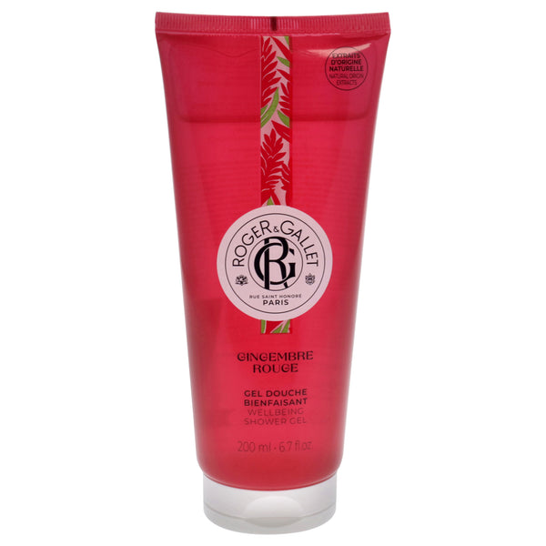 Roger & Gallet Wellbeing Shower Gel - Gingembre Rouge by Roger & Gallet for Unisex - 6.7 oz Shower Gel