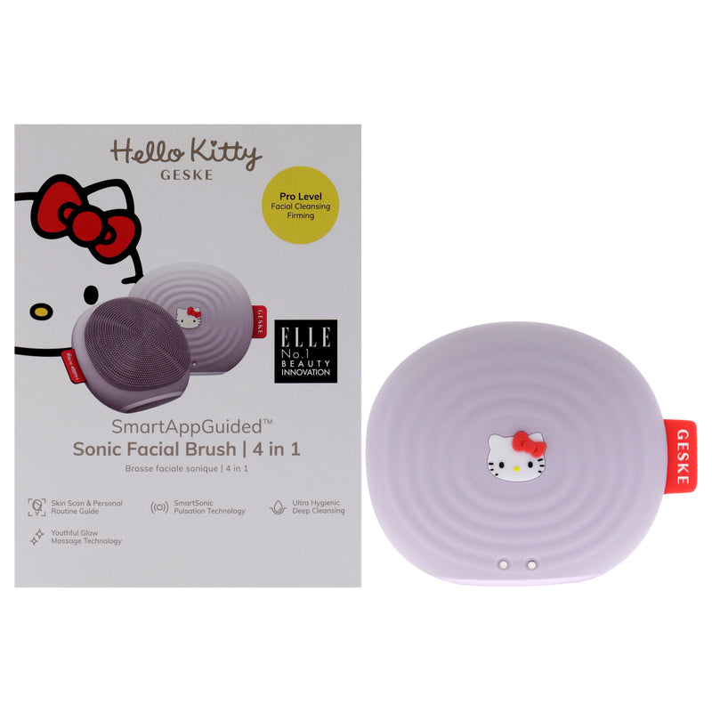 Geske Hello Kitty Sonic Facial Brush 4 in 1 - Purple by Geske for Women - 1 Pc Brush