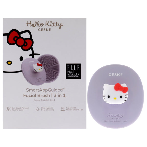 Geske Hello Kitty Facial Brush 3 in 1 - Purple by Geske for Women - 1 Pc Brush