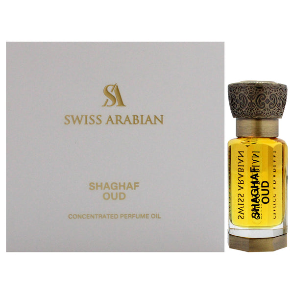 Swiss Arabian Shaghaf Oud by Swiss Arabian for Unisex - 0.4 oz Parfum Oil