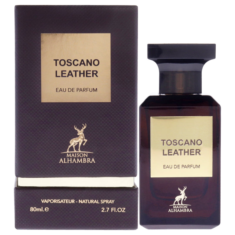 Maison Alhambra Toscano Leather by Maison Alhambra for Men - 2.7 oz EDP Spray