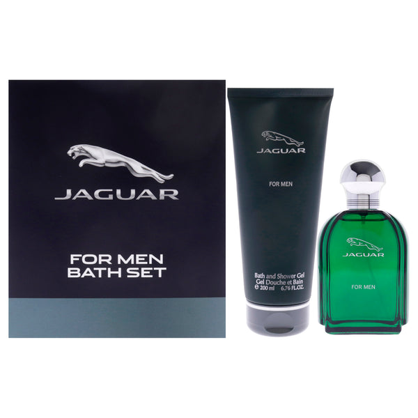 Jaguar Jaguar Green by Jaguar for Men - 2 Pc Gift Set 3.4oz EDT Spray, 6.76oz Bath and Shower Gel