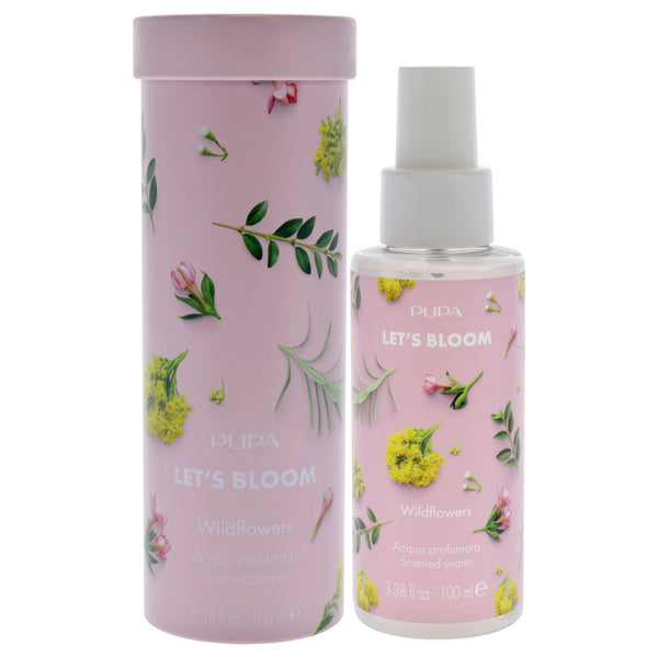 Pupa Milano Lests Bloom Scented Water - Wildflowers by Pupa Milano for Women - 3.38 oz Scented Water