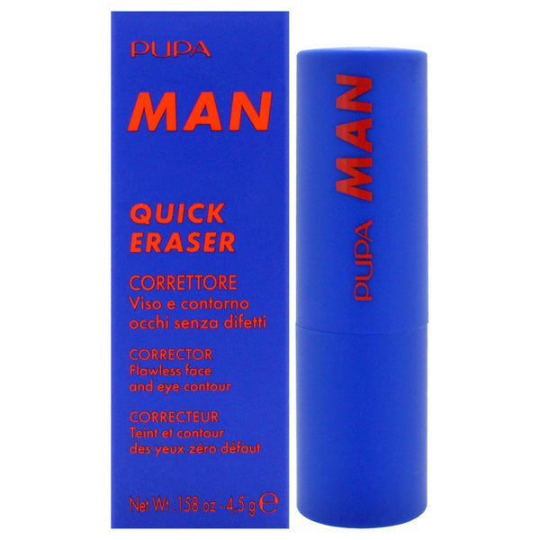 Pupa Milano Quick Eraser Corrector - 002 Medium Dark by Pupa Milano for Men - 0.158 oz Concealer