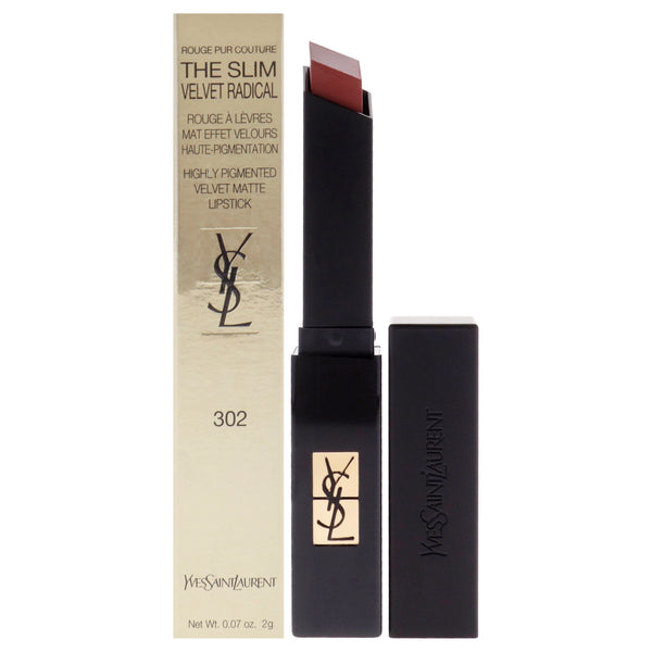 Yves Saint Laurent The Slim Velvet Radical Matte Lipstick - 302 Brown No Way Back by Yves Saint Laurent for Women - 0.07 oz Lipstick