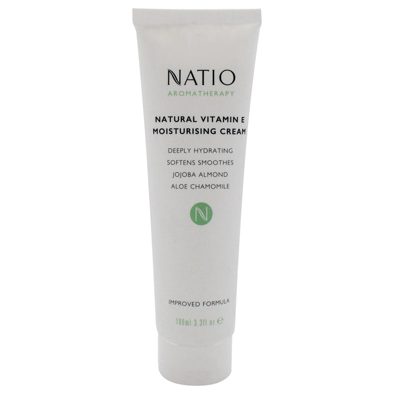 Natio Natural Vitamin E Moisturising Cream by Natio for Women - 3.3 oz Cream