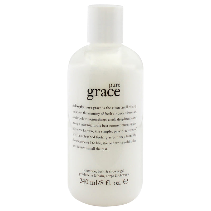 Philosophy Pure Grace Shampoo Bath and Shower Gel by Philosophy for Unisex - 8 oz Shower Gel