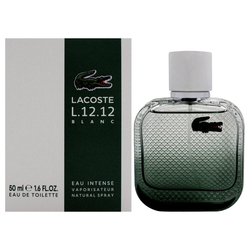 Lacoste Lacoste Eau De L.12.12 Blanc Eau Intense by Lacoste for Men - 1.6 oz EDT Spray