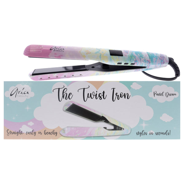 Aria Beauty The Twist Flat Iron - Pastel Dream by Aria Beauty for Women - 1 Pc Flat Iron