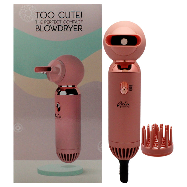 Aria Beauty Too Cute Compact Blowdryer - Rose Gold by Aria Beauty for Women - 1 Pc Hair Dryer