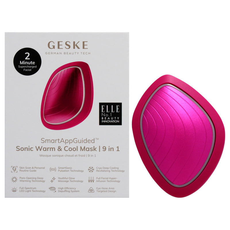 Geske Sonic Warm and Cool Mask 9 in 1 - Magenta by Geske for Women - 1 Pc Tool