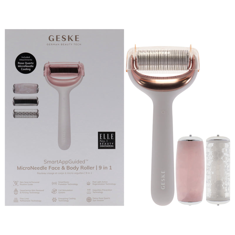 Geske MicroNeedle Face and Body Roller 9 in 1 - Starlight by Geske for Women - 1 Pc Roller