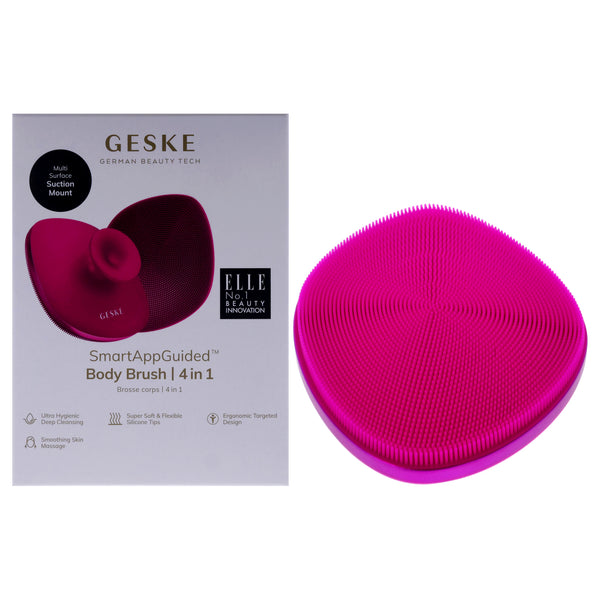 Geske Body Brush 4 in 1 - Magenta by Geske for Women - 1 Pc Brush