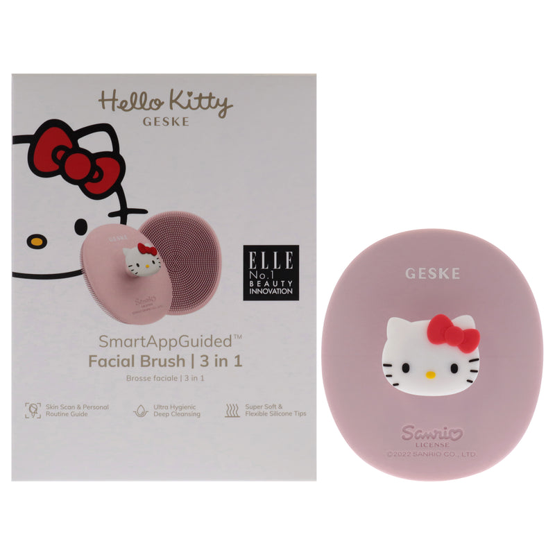 Geske Hello Kitty Facial Brush 3 in 1 - Pink by Geske for Women - 1 Pc Brush