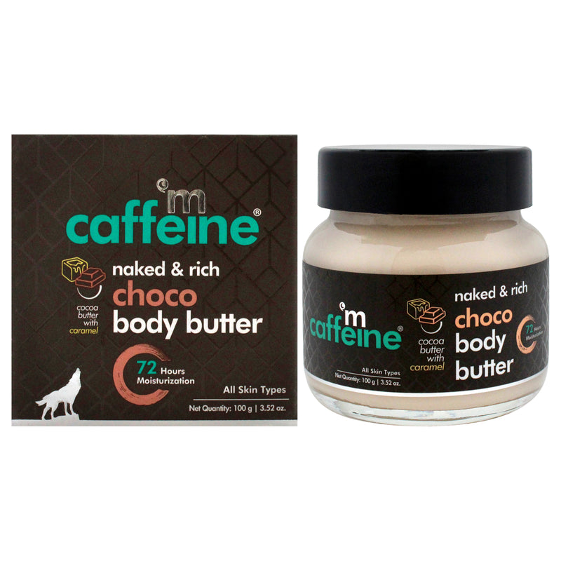 mCaffeine Naked and Rich Choco Body Butter - Cocoa-Caramel by mCaffeine for Unisex - 3.52 oz Moisturizer