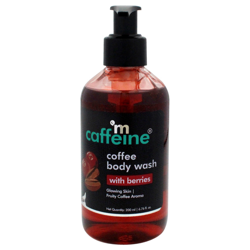 mCaffeine Coffee Body Wash - Berries by mCaffeine for Unisex - 6.76 oz Body Wash