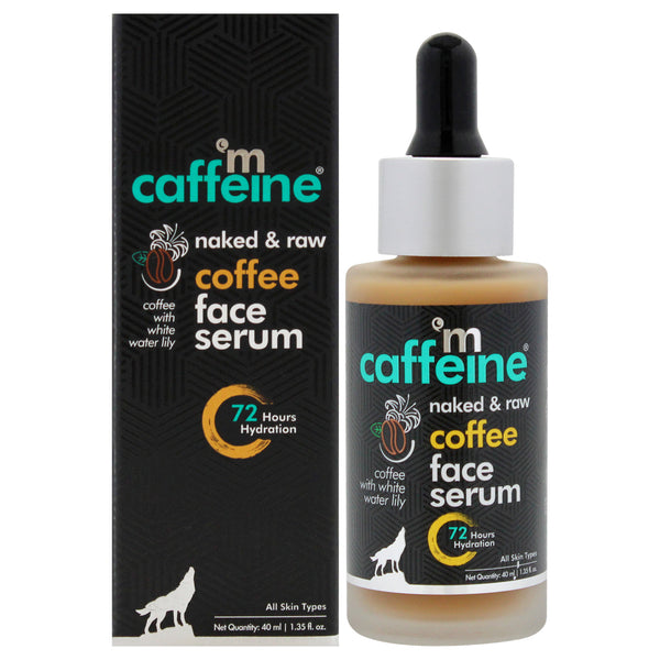 mCaffeine Naked and Raw Coffee Face Serum - Coffe-Water Lily by mCaffeine for Unisex - 1.35 oz Serum