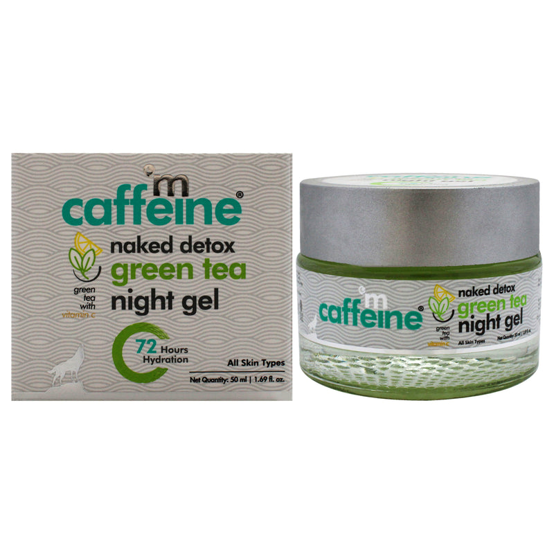 mCaffeine Naked Detox Green Tea Night Gel by mCaffeine for Unisex - 1.69 oz Gel