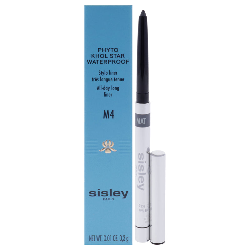 Sisley Phyto Khol Star Waterproof - M4 Matte Graphite by Sisley for Women - 0.01 oz Eyeliner