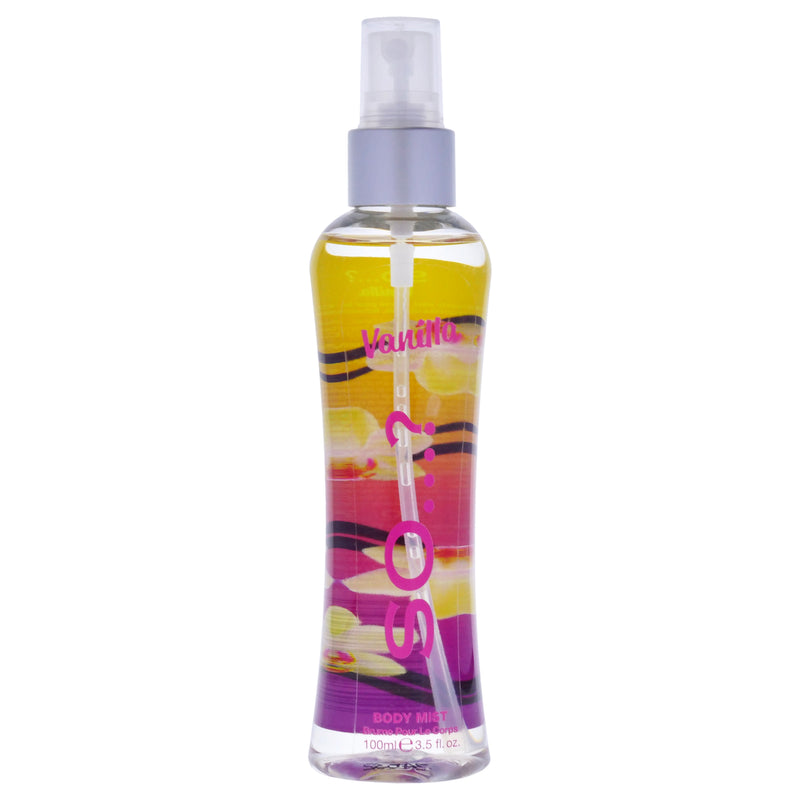 So…? Vanilla Body Mist by So…? for Women - 3.5 oz Body Mist