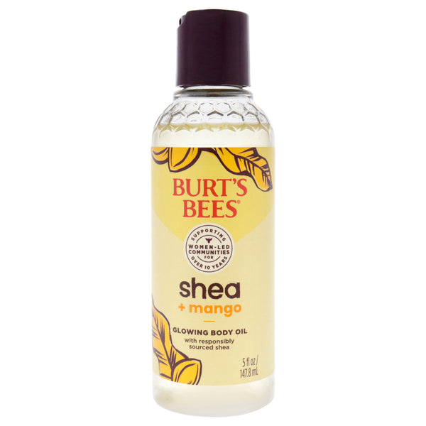 Burt's Bees Shea Plus Mango Glowing Body Oil by Burts Bees for Unisex - 5 oz Oil