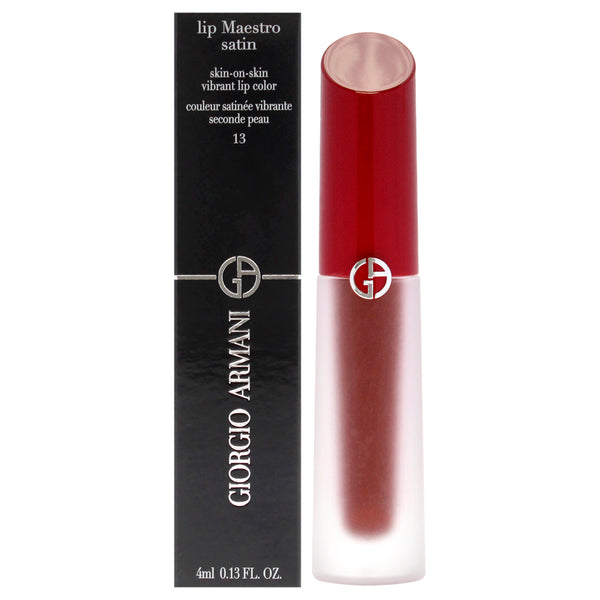 Giorgio Armani Lip Maestro Satin Lipstick - 13 Gala Night by Giorgio Armani for Women - 0.13 oz Lipstick