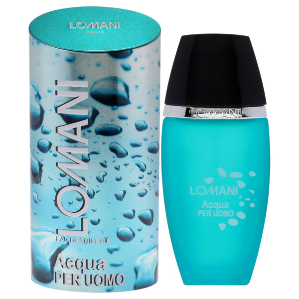 Lomani Acqua Per Uomo by Lomani for Men - 3.3 oz EDT Spray
