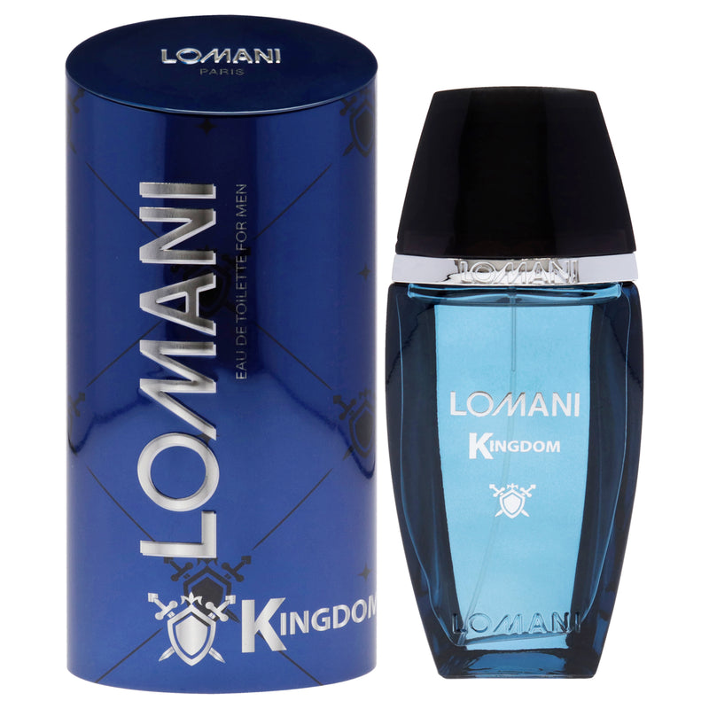 Lomani Kingdom by Lomani for Men - 3.3 oz EDT Spray