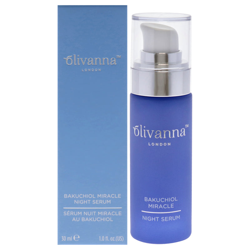 Olivanna Bakuchiol Miracle Night Serum by Olivanna for Women - 1 oz Serum