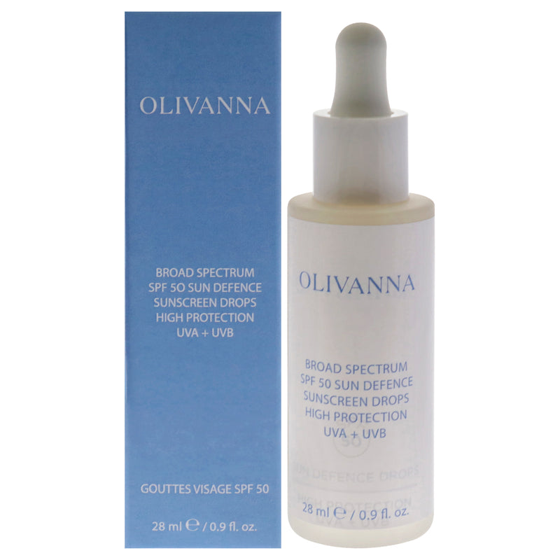 Olivanna Sun Defence Sunscreen Drops High Protection SPF 50 by Olivanna for Women - 0.9 oz Drops