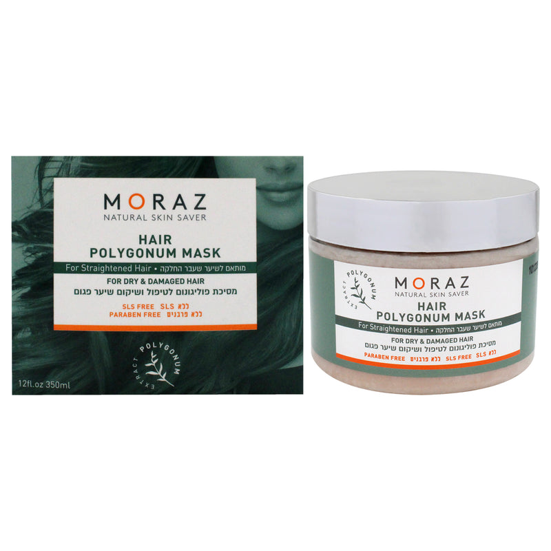 Moraz Hair Polygonum Mask For Dry and Damaged Hair by Moraz for Unisex - 12 oz Masque