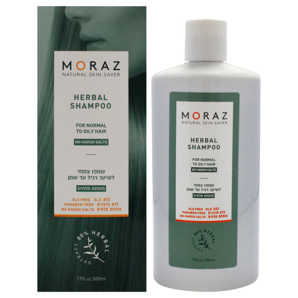 Moraz Herbal Shampoo For Normal to Oily Hair by Moraz for Unisex - 17 oz Shampoo