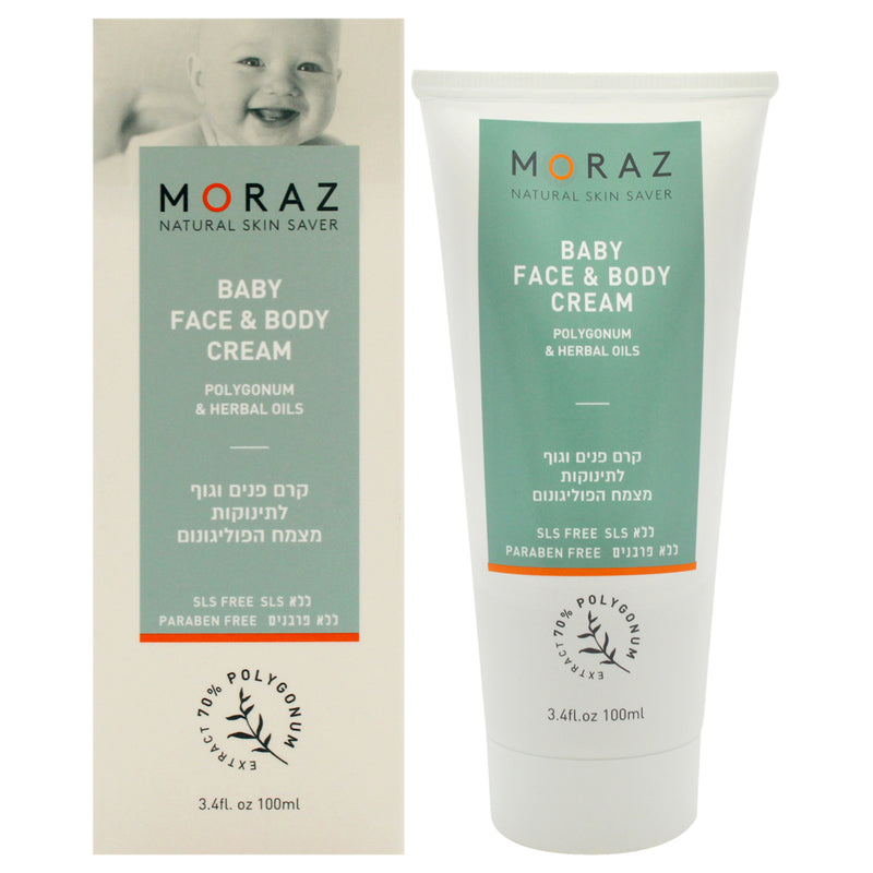 Moraz Baby Face and Body Cream by Moraz for Kids - 3.4 oz Cream