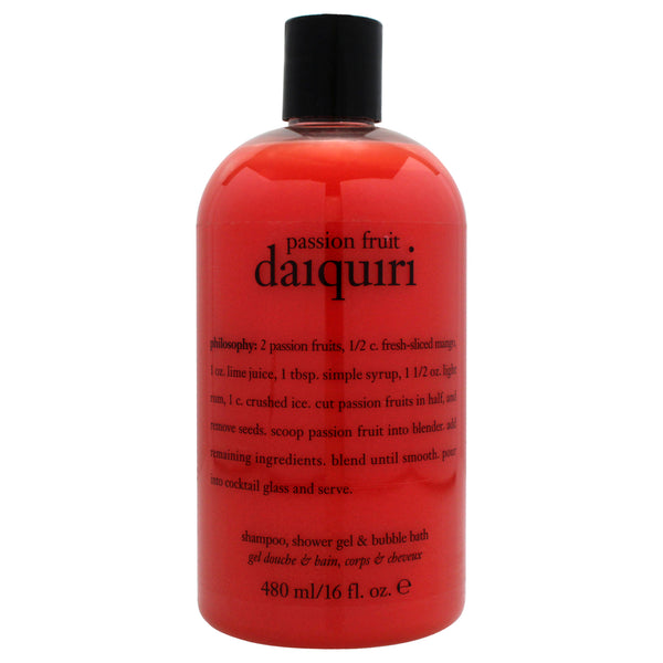 Philosophy Passion Fruit Daiquiri by Philosophy for Unisex - 16 oz Shampoo, Shower Gel and Bubble Bath