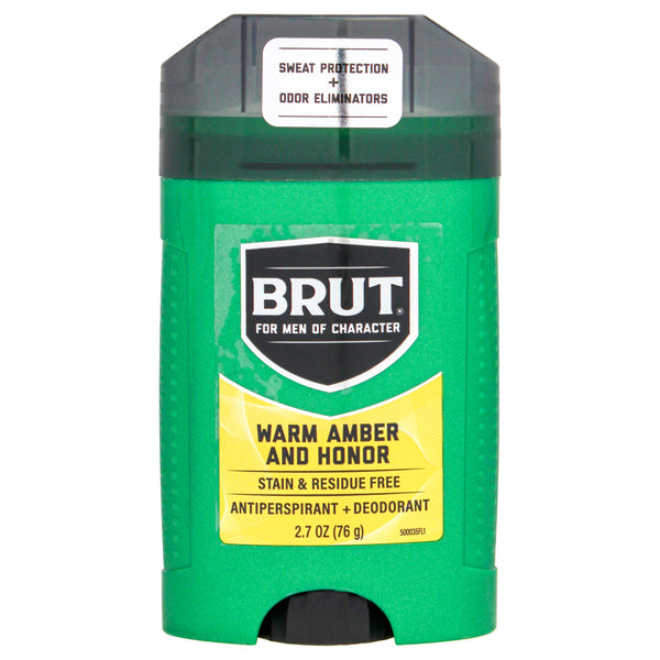 Brut Warm Amber and Honor Antiperspirant Deodorant by Brut for Men - 2.7 oz Deodorant Stick