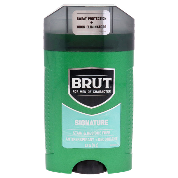 Brut Signature Antiperspirant Plus Deodorant by Brut for Men - 2.7 oz Deodorant Stick