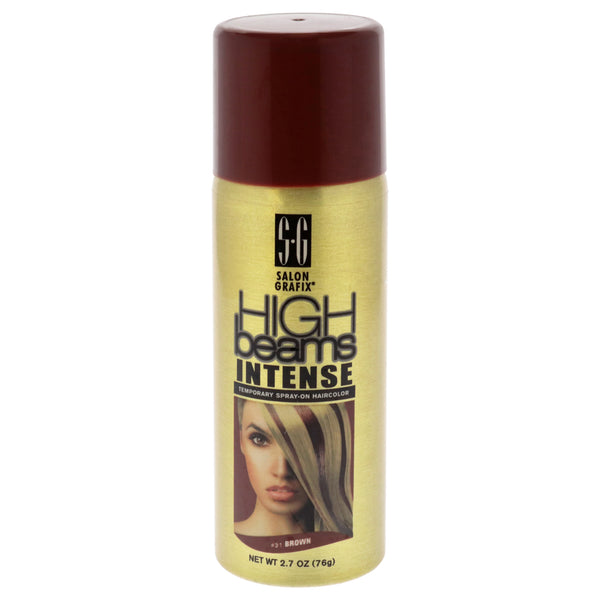 Salon Grafix High Beams Intense Temporary Spray - 31 Brown by Salon Grafix for Unisex - 2.7 oz Hair Color