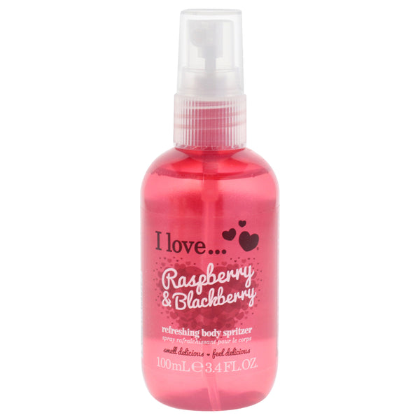 I Love Cosmetics Refreshing Body Spritzer - Raspberry and Blackberry by I Love Cosmetics for Women - 3.4 oz Body Spray