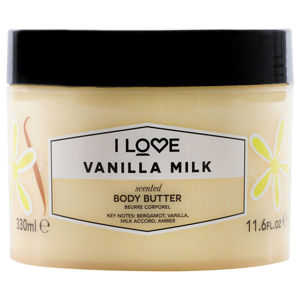 I Love Cosmetics Scented Body Butter - Vanilla Milk by I Love Cosmetics for Women - 11.6 oz Body Butter