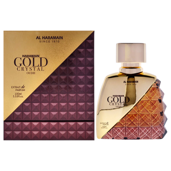 Al Haramain Gold Crystal Oudh by Al Haramain for Men - 3.33 oz EDP Spray