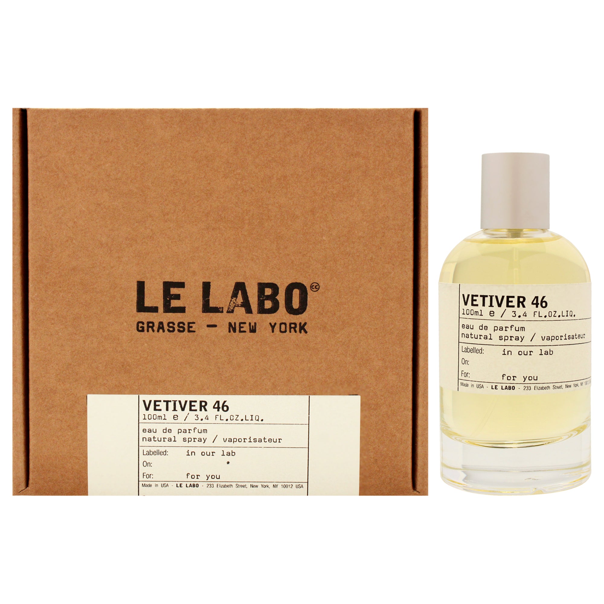 Le Labo Vetiver 46 by Le Labo for Unisex - 3.4 oz EDP Spray – Fresh ...