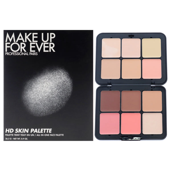 Make Up For Ever HD Skin All In One Face Palette - Harmony 1 by Make Up For Ever for Women - 0.9 oz Makeup