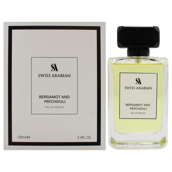 Swiss Arabian Bergamot and Patchouli by Swiss Arabian for Men - 3.4 oz EDP Spray