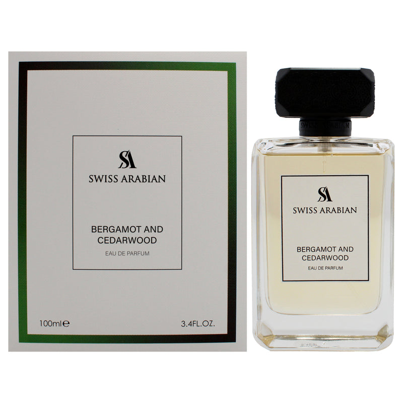 Swiss Arabian Bergamot and Cedarwood by Swiss Arabian for Men - 3.4 oz EDP Spray