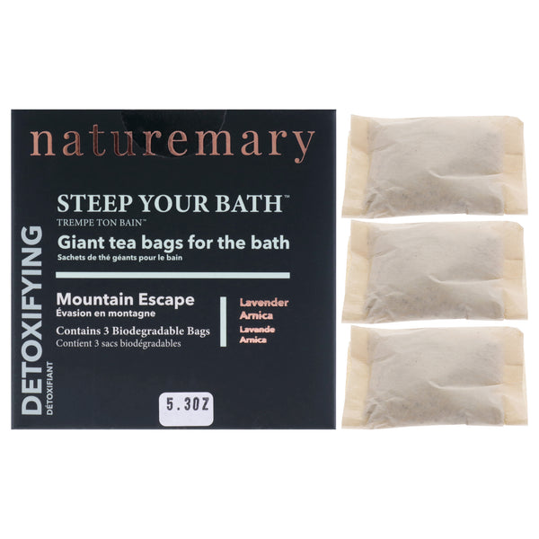 Naturemary Detoxifying Steep Your Bath Island Escape - Lavender Arnica by Naturemary for Unisex - 5.30 oz Bath Soak