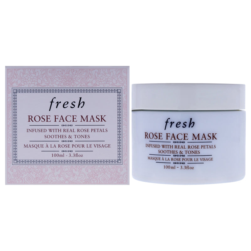 Fresh Rose Face Mask by Fresh for Women - 3.3 oz Mask