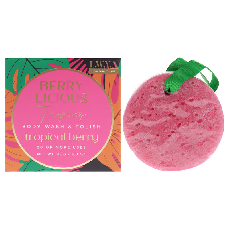 LWYA Body Wash and Polish - Tropical Berry by LWYA for Women - 3 oz Body Wash