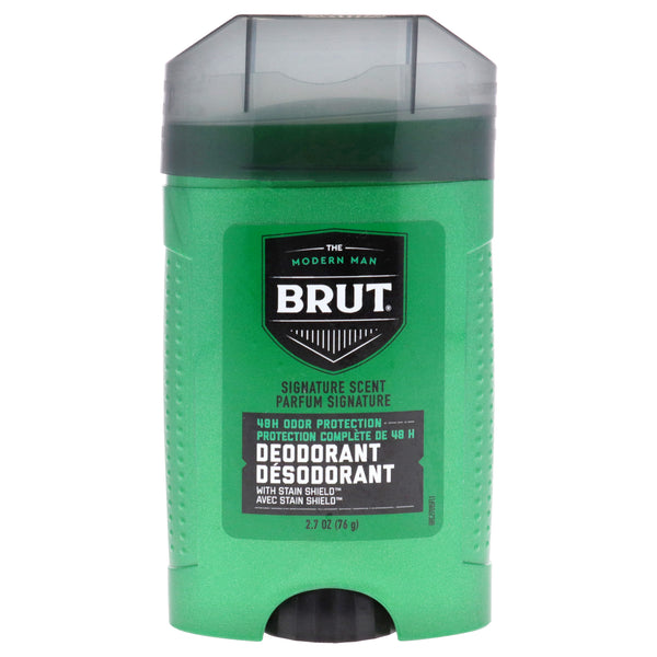 Brut Signature Scent 48H Odor Protection Deodorant by Brut for Men - 2.7 oz Deodorant Stick
