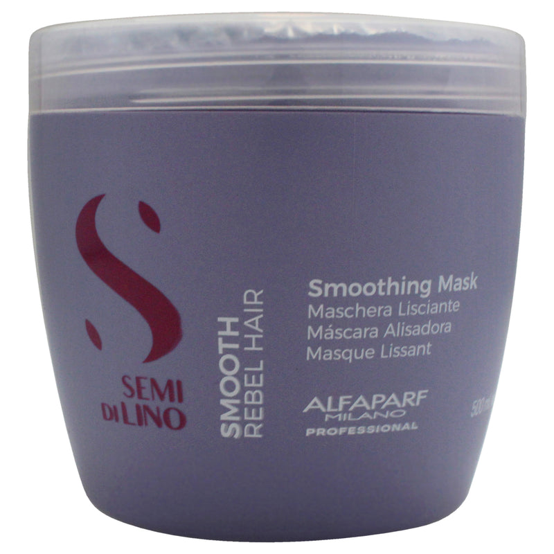 Alfaparf Milano Semi Di Lino Smooth Smoothing Mask by Alfaparf Milano for Unisex - 16.9 oz Masque