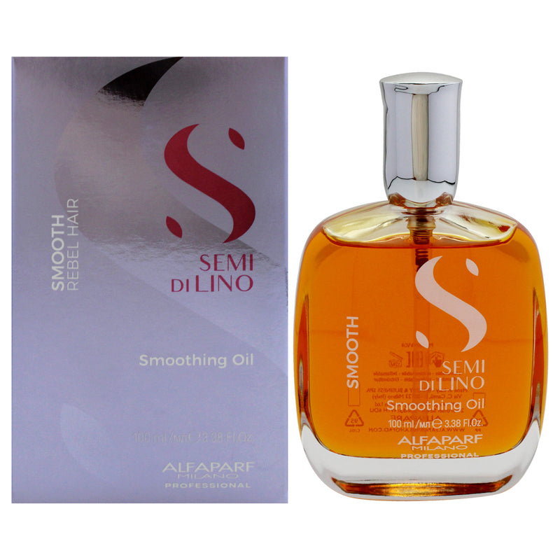 Alfaparf Milano Semi Di Lino Smooth Smoothing Oil by Alfaparf Milano for Unisex - 3.38 oz Oil